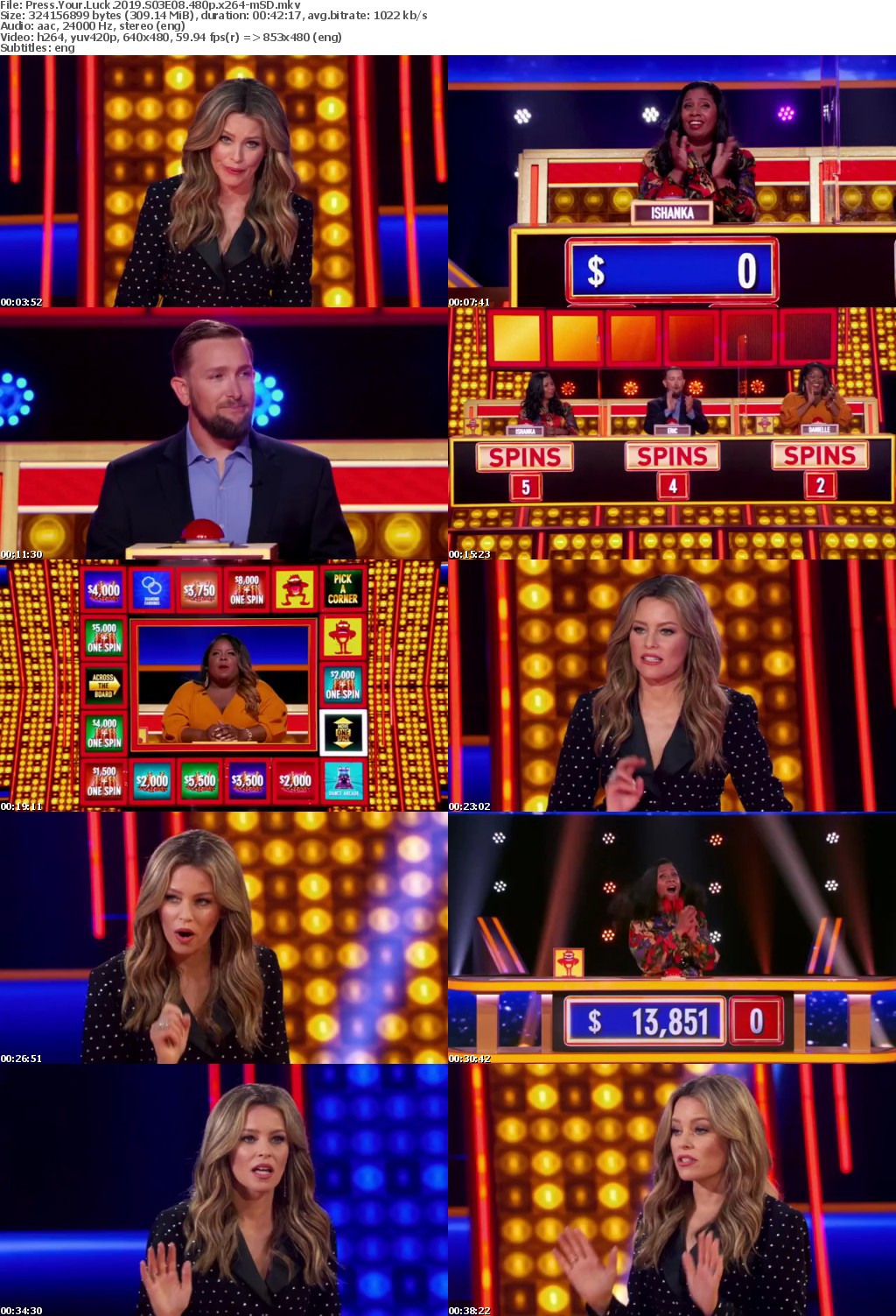 Press Your Luck 2019 S03E08 480p x264-mSD