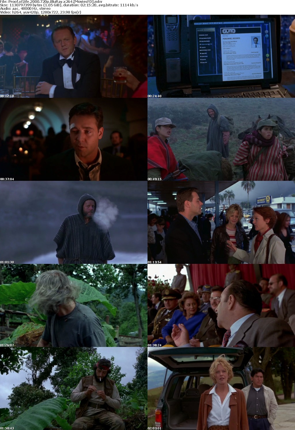 Proof of Life (2000) 720P Bluray X264 Moviesfd