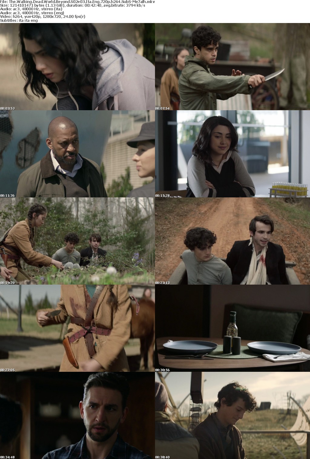 The Walking Dead: World Beyond S02e03 720p Ita Eng SubS MirCrewRelease byMe7alh