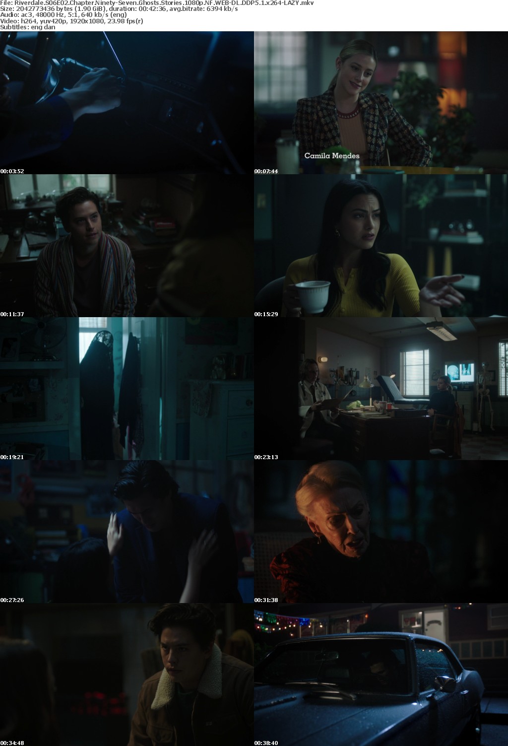 Riverdale US S06E02 Chapter Ninety-Seven Ghosts Stories 1080p NF WEBRip DDP5 1 x264-LAZY