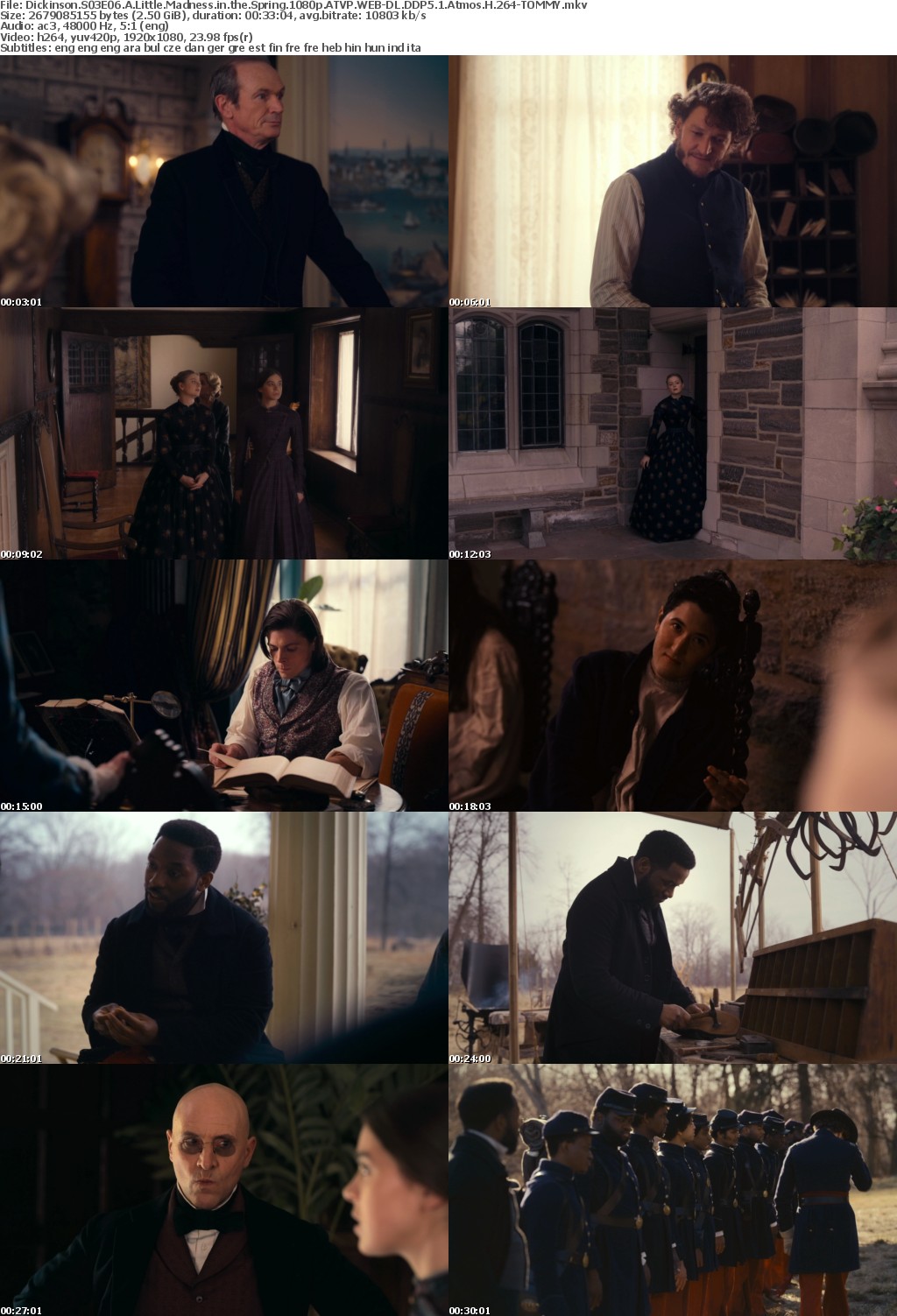 Dickinson S03E06 A Little Madness in the Spring 1080p ATVP WEBRip DDP5 1 x264-TOMMY