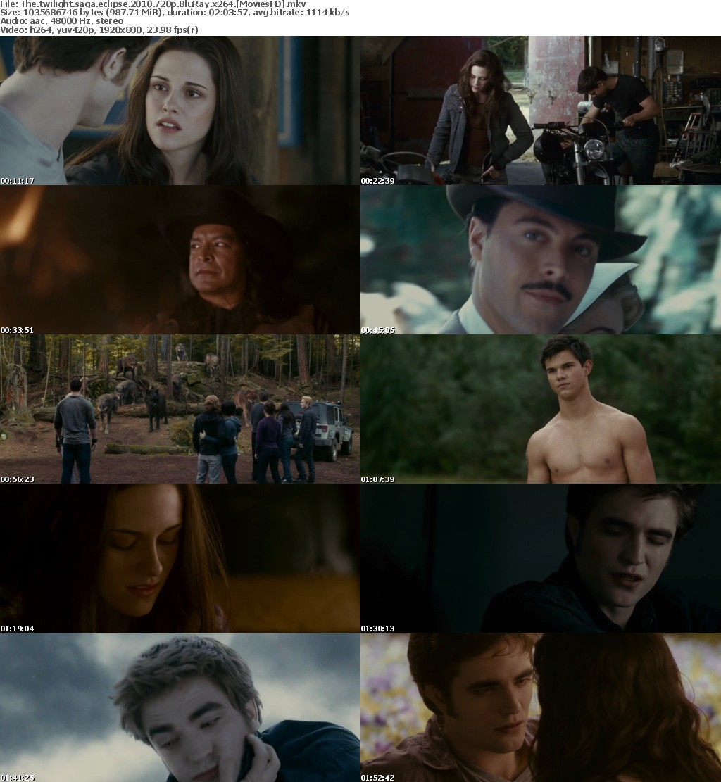 The Twilight Saga: Eclipse (2010) 720p BluRay x264 - MoviesFD