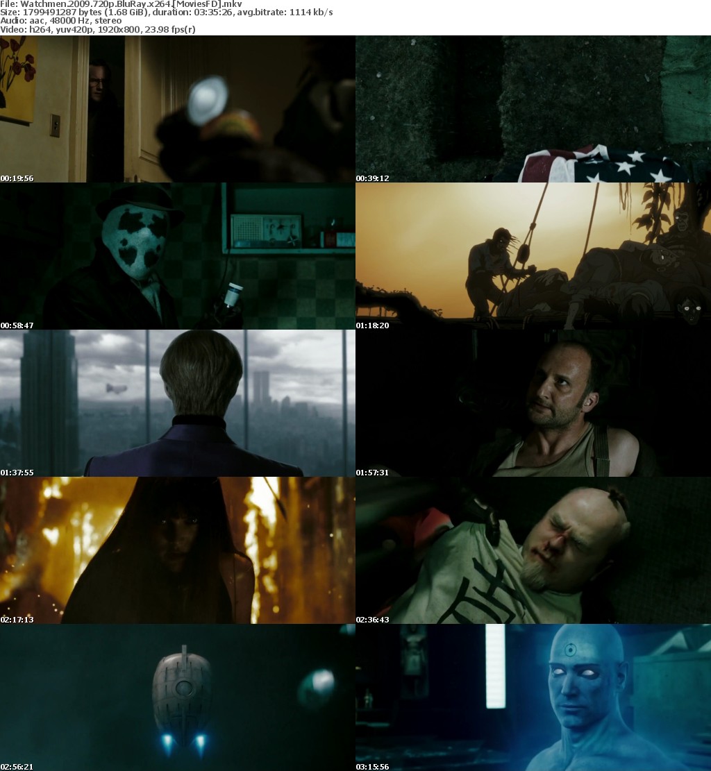 Watchmen (2009) 720p BluRay x264 - MoviesFD Watchmen (2009) 720p BluRay x264 - MoviesFD