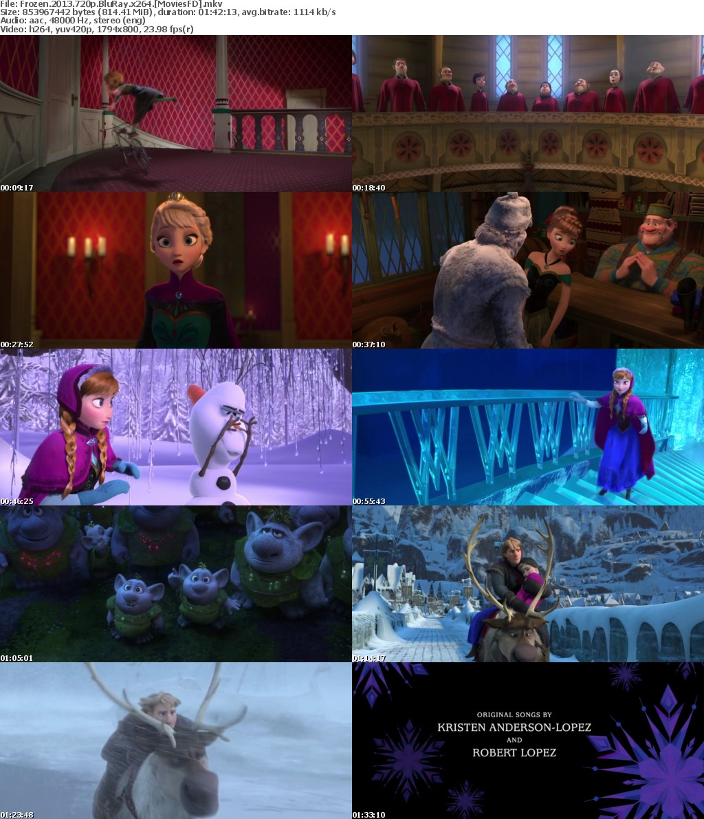 Frozen (2013) 720p BluRay x264 - MoviesFD