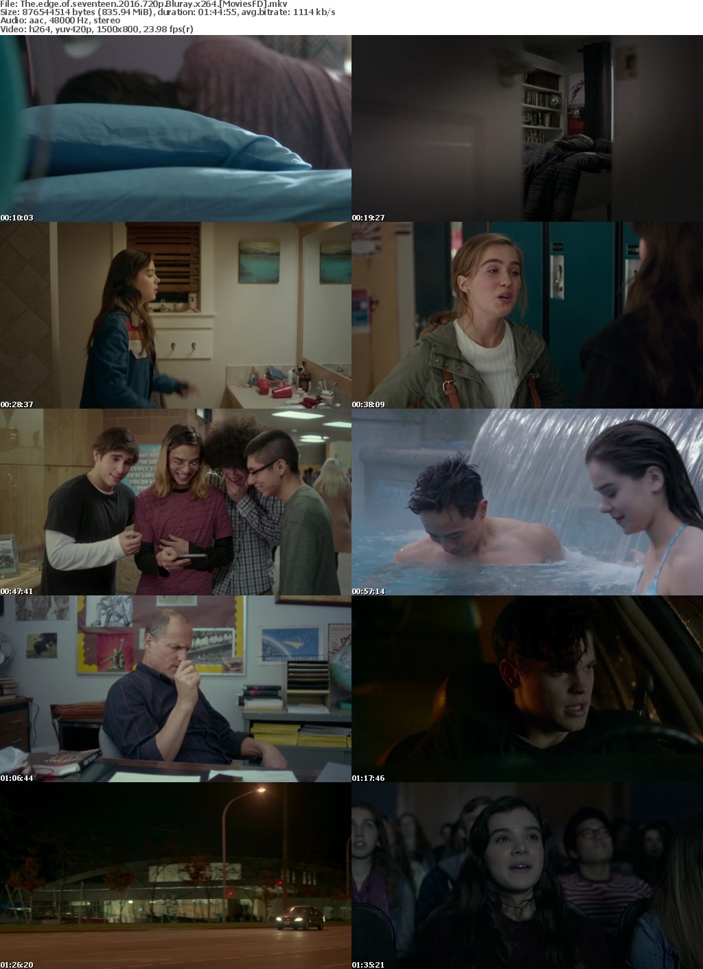 The Edge of Seventeen (2016) 720p BluRay x264 - MoviesFD