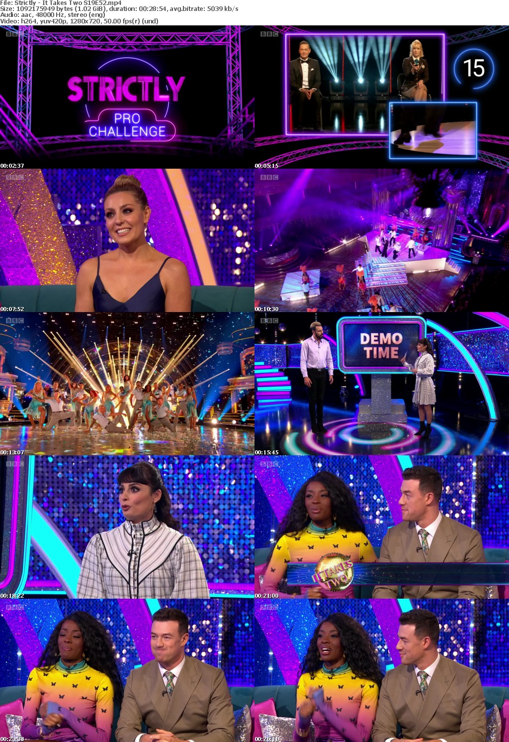 Strictly - It Takes Two S19E52 (1280x720p HD, 50fps, soft Eng subs)