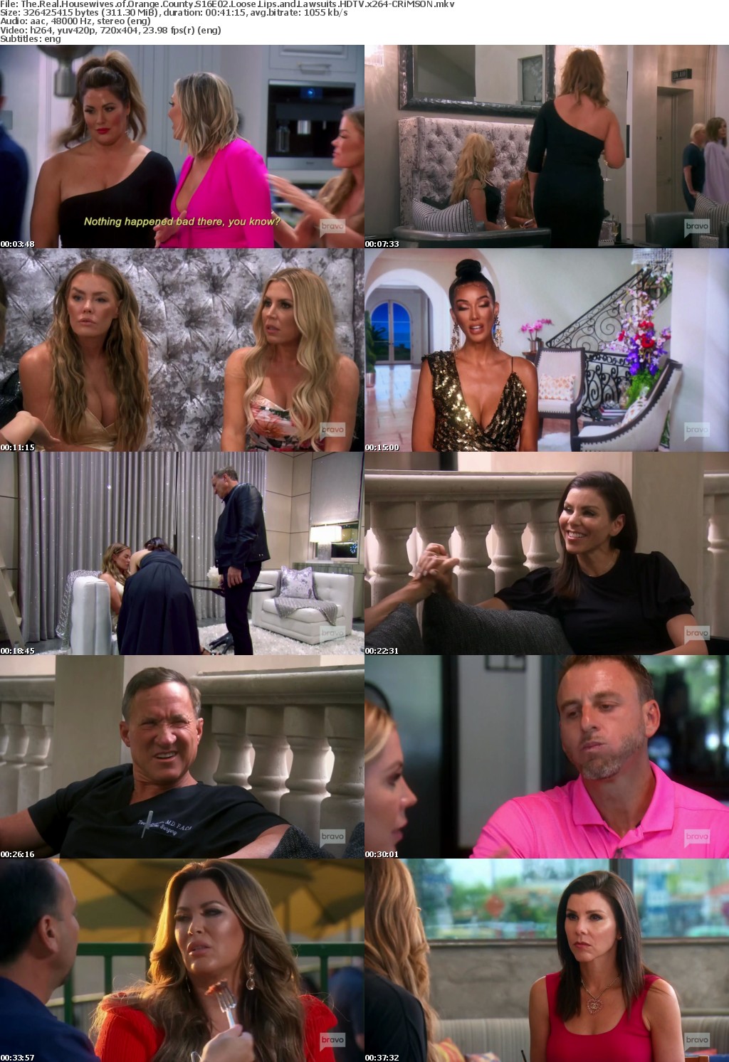 The Real Housewives of Orange County S16E02 Loose Lips and Lawsuits HDTV x264-CRiMSON