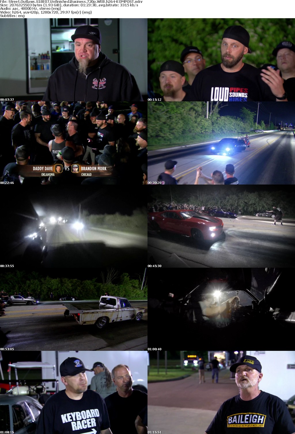 Street Outlaws S18E07 Unfinished Business 720p WEB h264-KOMPOST