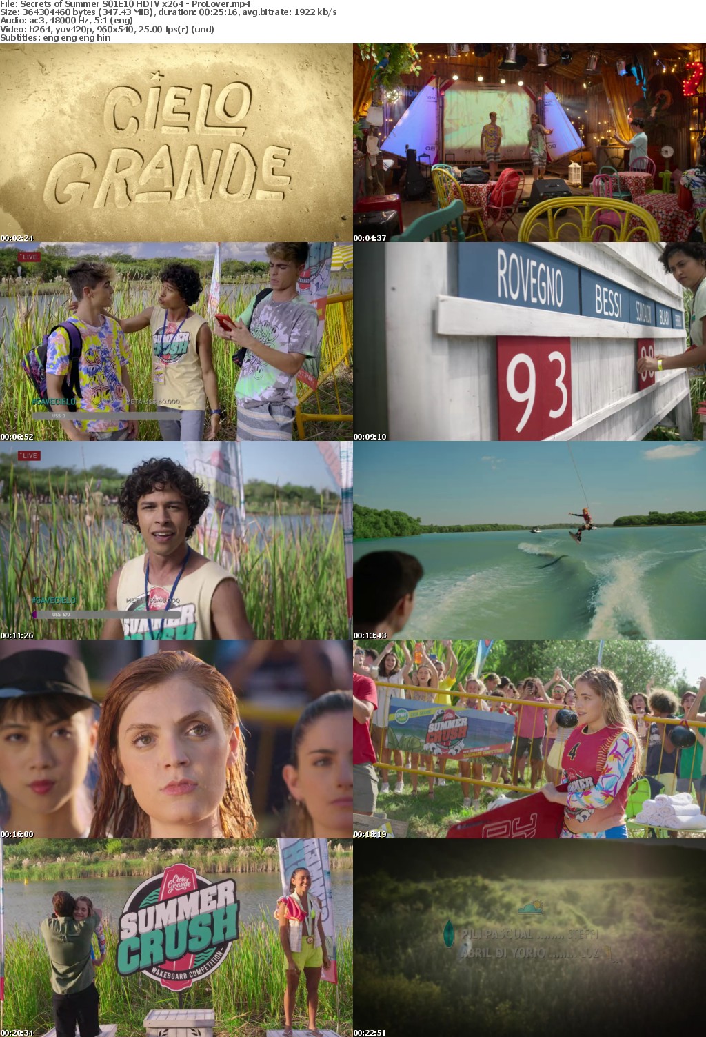 Secrets of Summer (2022) S01 Complete - HDTV x264 - ProLover