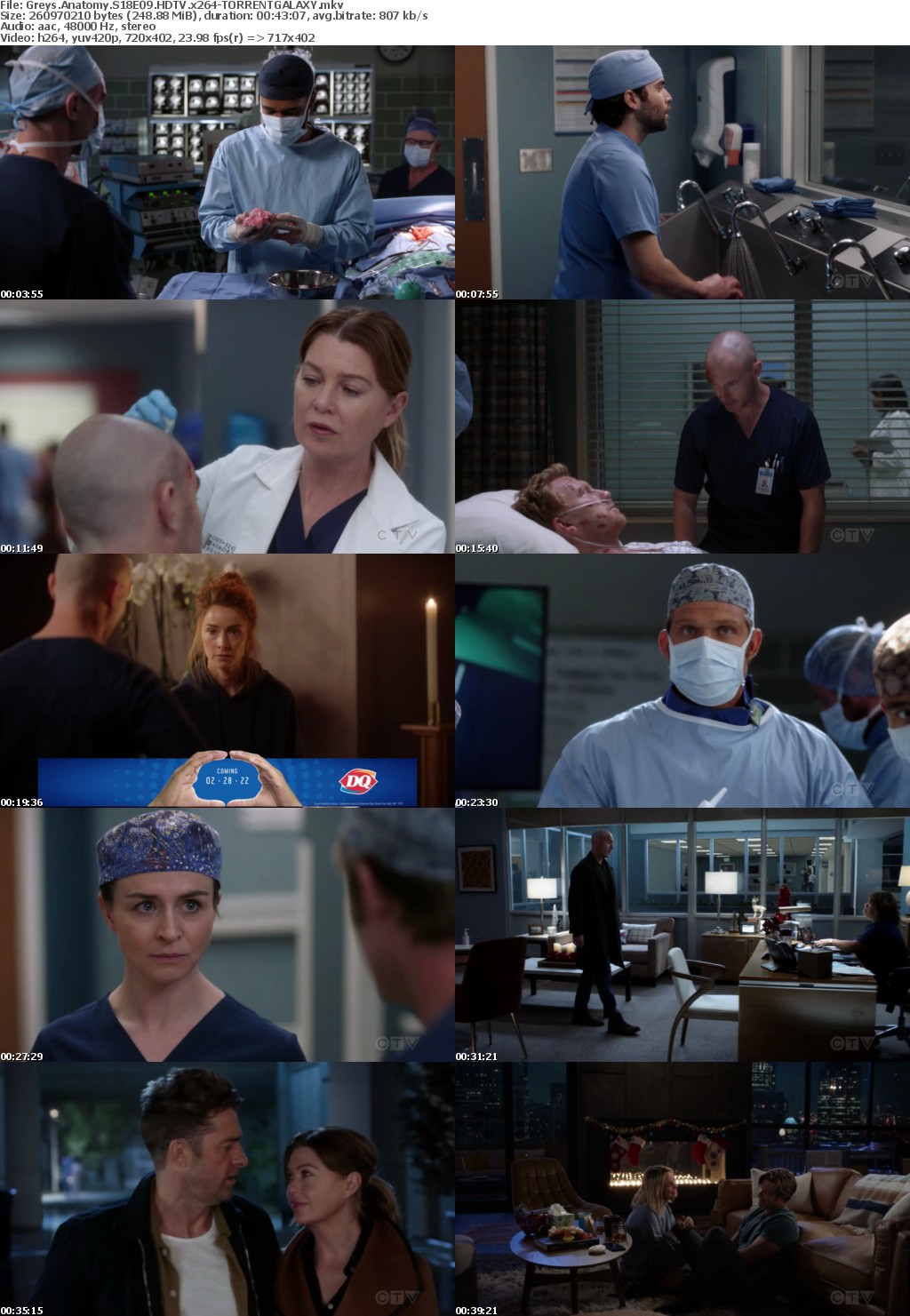 Greys Anatomy S18E09 HDTV x264-GALAXY
