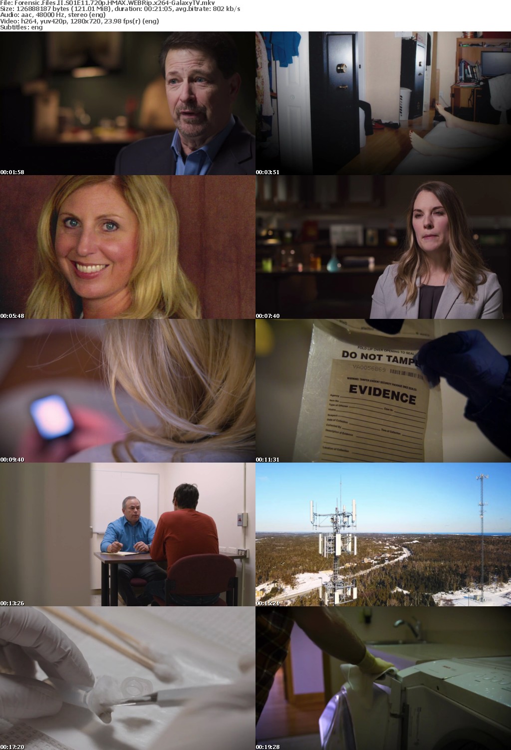 Forensic Files II S01 COMPLETE 720p HMAX WEBRip x264-GalaxyTV