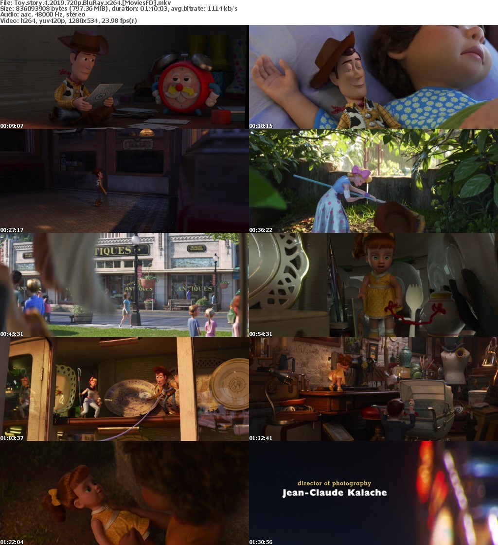 Toy Story 4 (2019) 720p BluRay x264 - MoviesFD