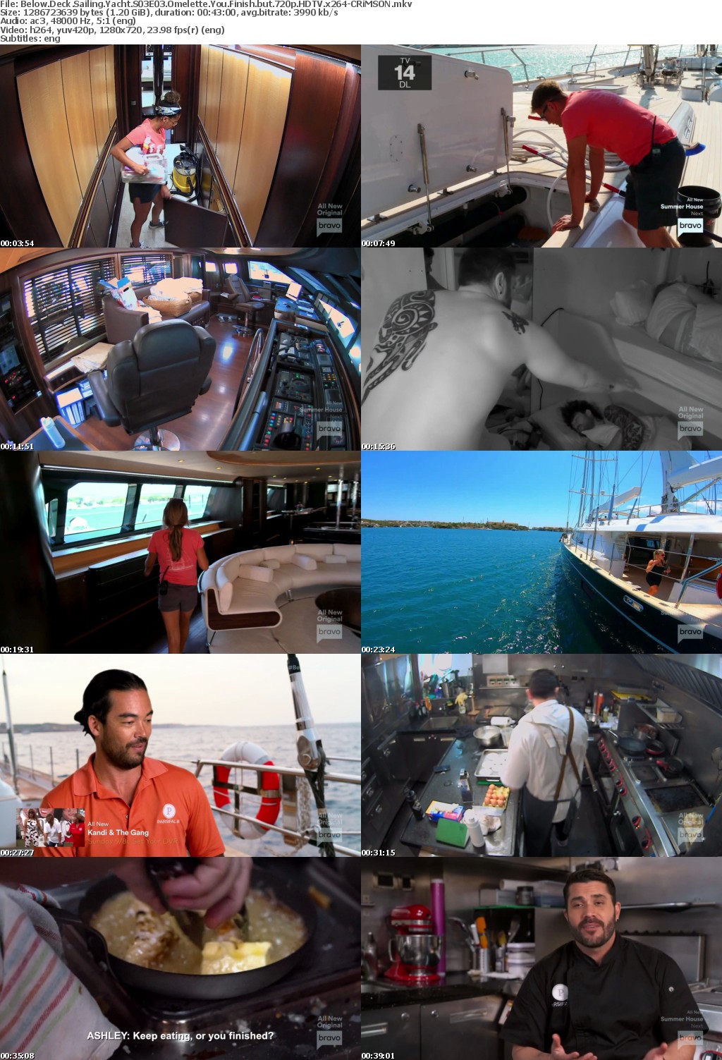 Below Deck Sailing Yacht S03E03 Omelette You Finish but 720p HDTV x264-CRiMSON
