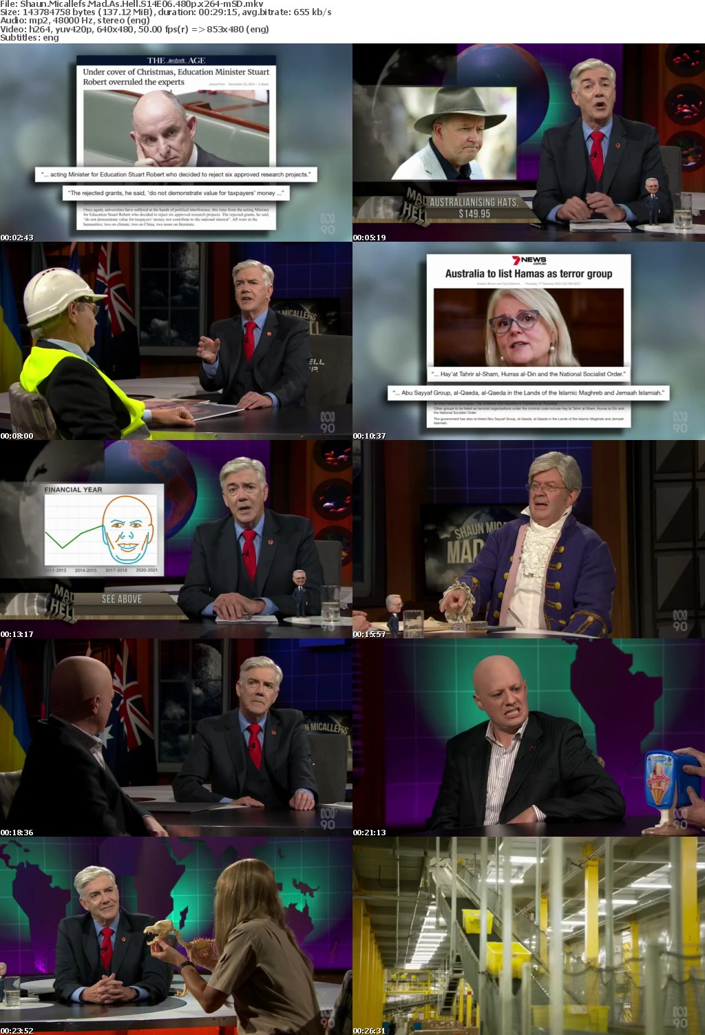 Shaun Micallefs Mad As Hell S14E06 480p x264-mSD