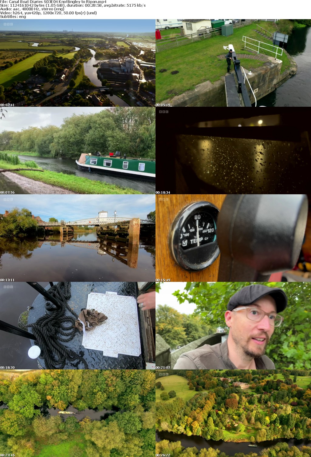 Canal Boat Diaries S03 complete (1280x720p HD, 50fps, soft Eng subs)