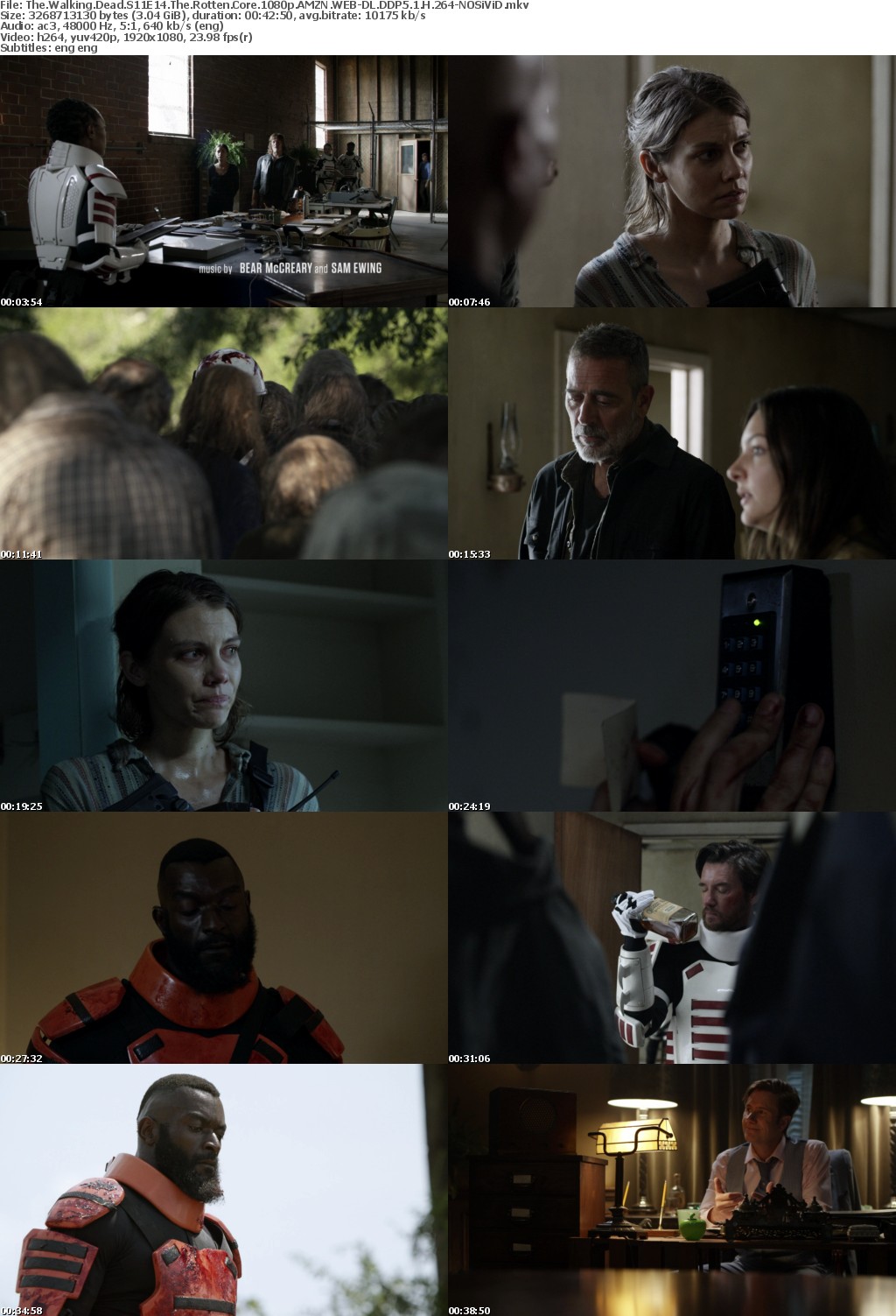 The Walking Dead S11E14 The Rotten Core 1080p AMZN WEBRip DDP5 1 x264-NOSiViD