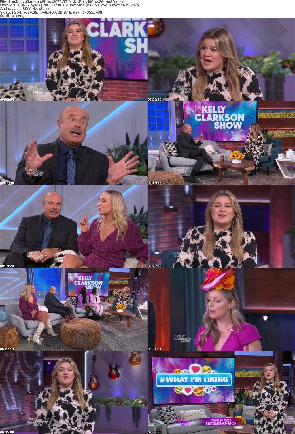 The Kelly Clarkson Show 2022 05 04 Dr Phil 480p x264-mSD