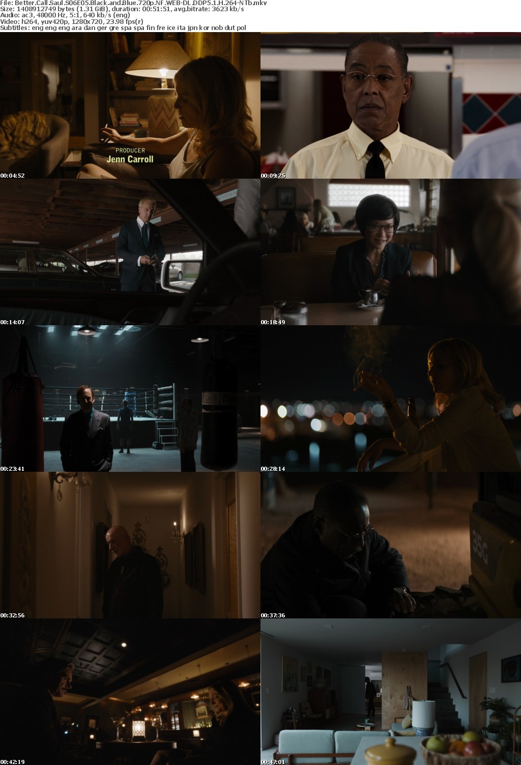 Better Call Saul S06E05 Black and Blue 720p NF WEBRip DDP5 1 x264-NTb
