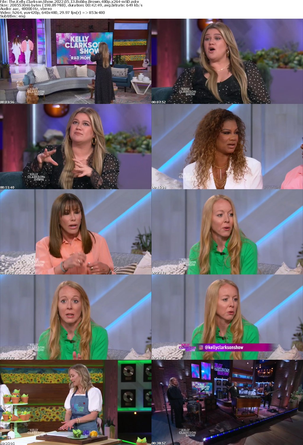 The Kelly Clarkson Show 2022 05 13 Bobby Brown 480p x264-mSD