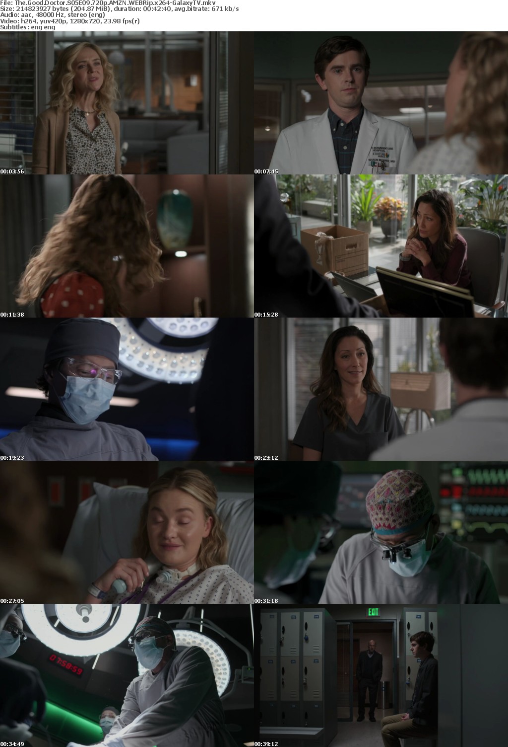 The Good Doctor S05 COMPLETE 720p AMZN WEBRip x264-GalaxyTV