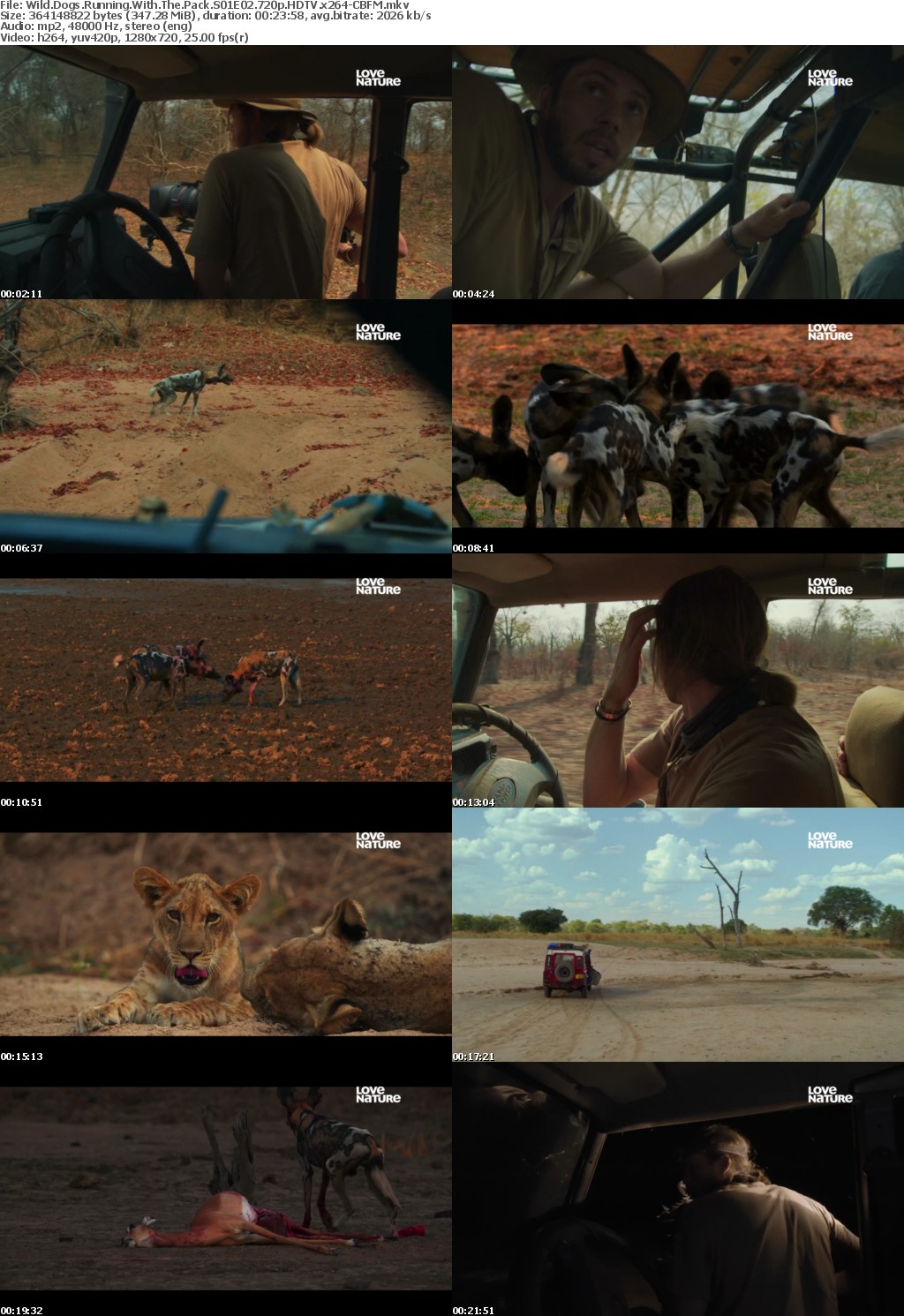 Wild Dogs Running With The Pack S01E02 720p HDTV x264-CBFM