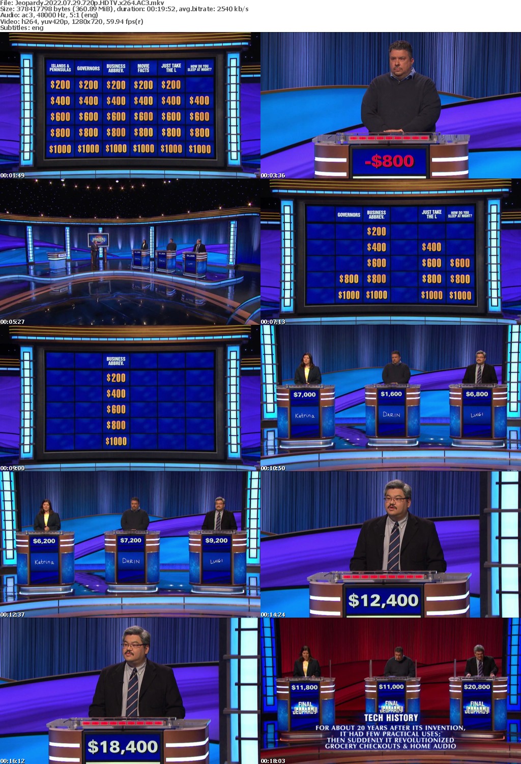 Jeopardy 2022 07 29 720p HDTV x264 AC3 atgoat