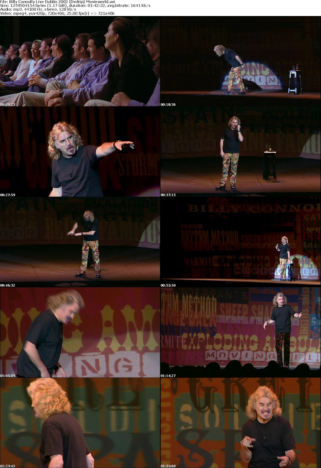 Billy Connolly Live Dublin 2002 (Dvdrip) Movieworld