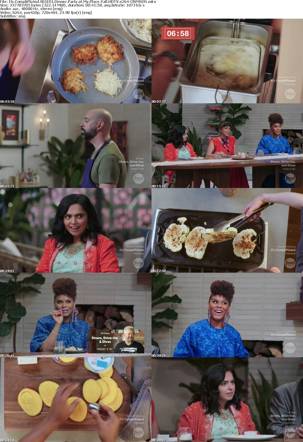 Its CompliPlated S01E01 Dinner Party at My Place Yall HDTV x264-CRiMSON