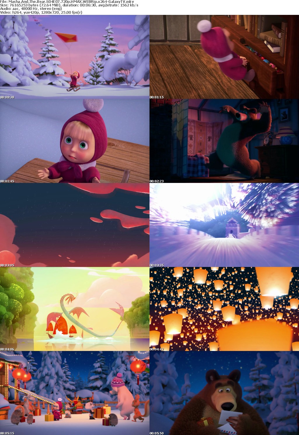 Masha And The Bear S04 COMPLETE 720p HMAX WEBRip x264-GalaxyTV