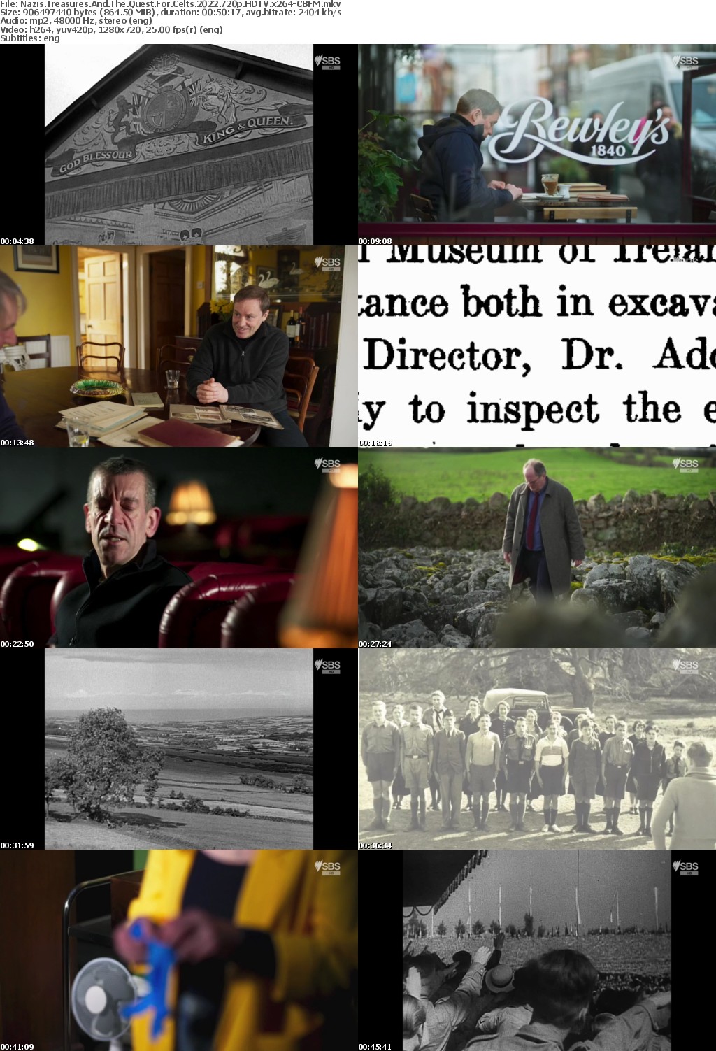 Nazis Treasures And The Quest For Celts 2022 720p HDTV x264-CBFM