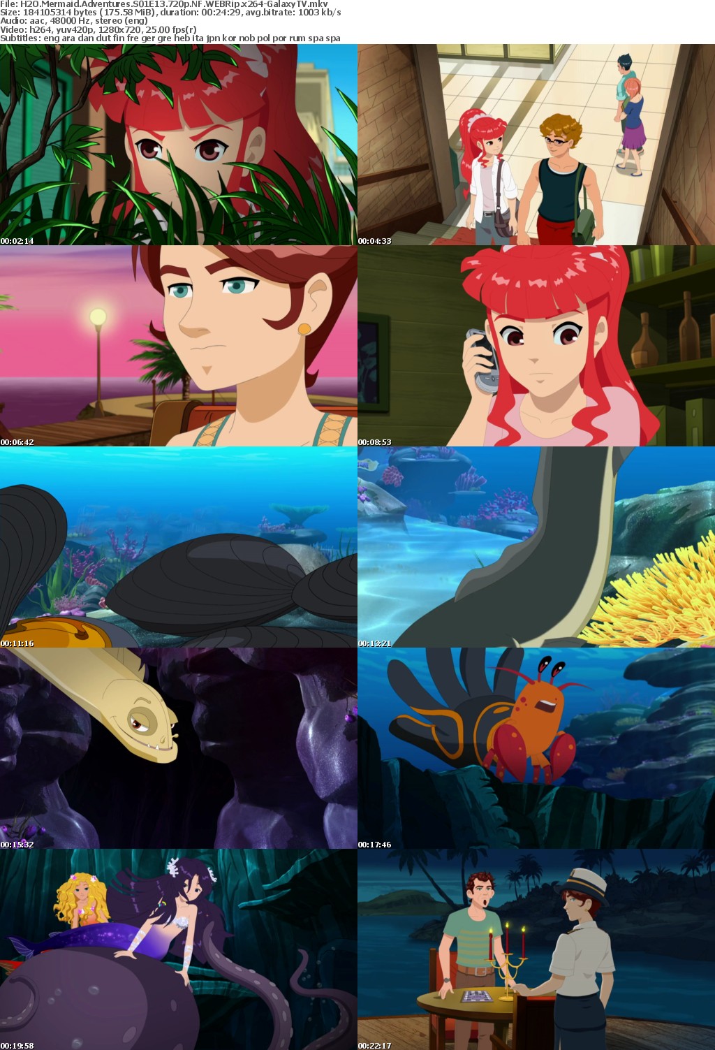 H2O Mermaid Adventures S01 COMPLETE 720p NF WEBRip x264-GalaxyTV