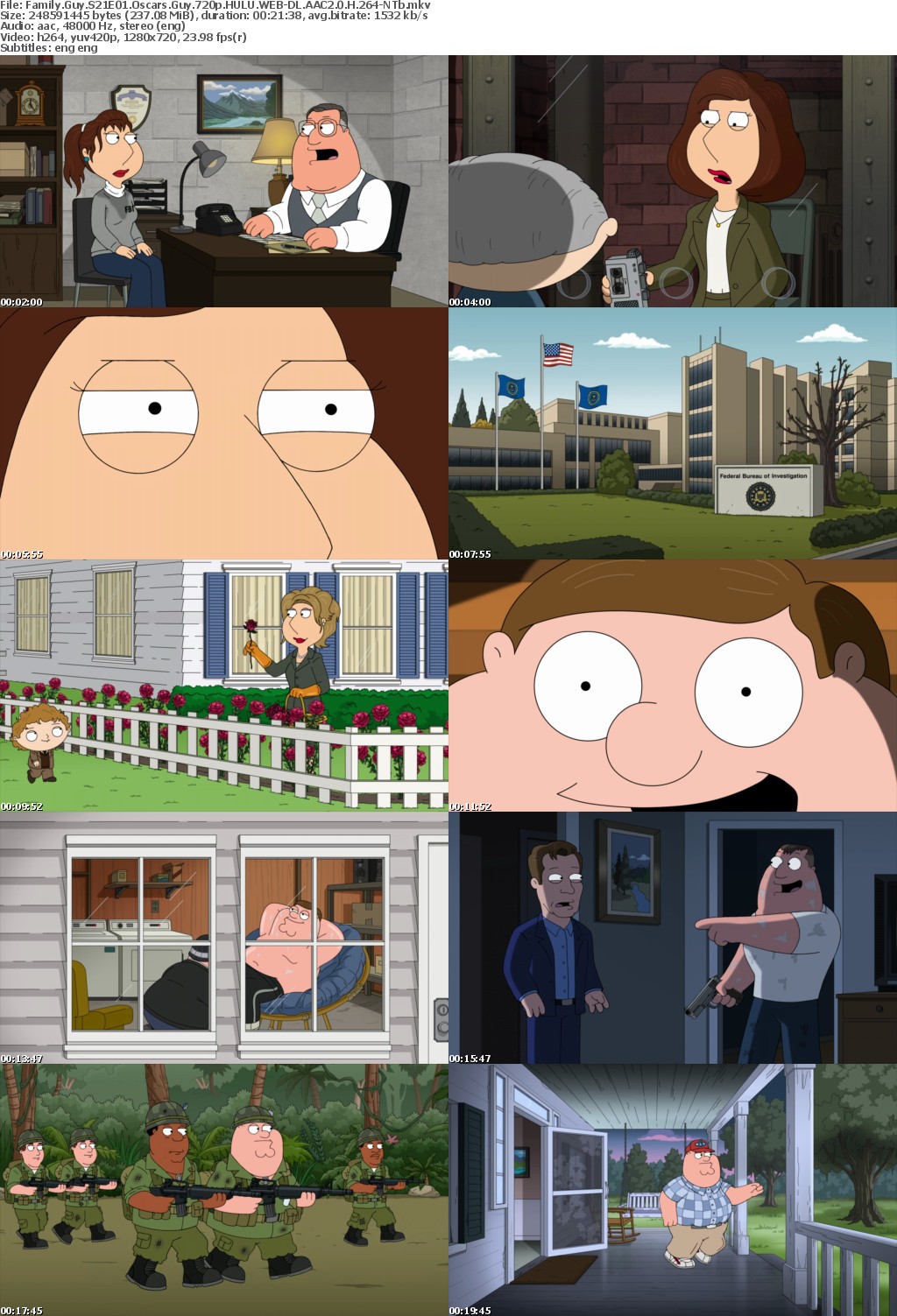 Family Guy S21E01 Oscars Guy 720p HULU WEBRip AAC2 0 H264-NTb