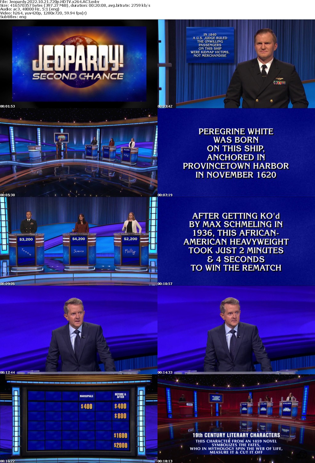 Jeopardy 2022 10 21 720p HDTV x264 AC3 atgoat