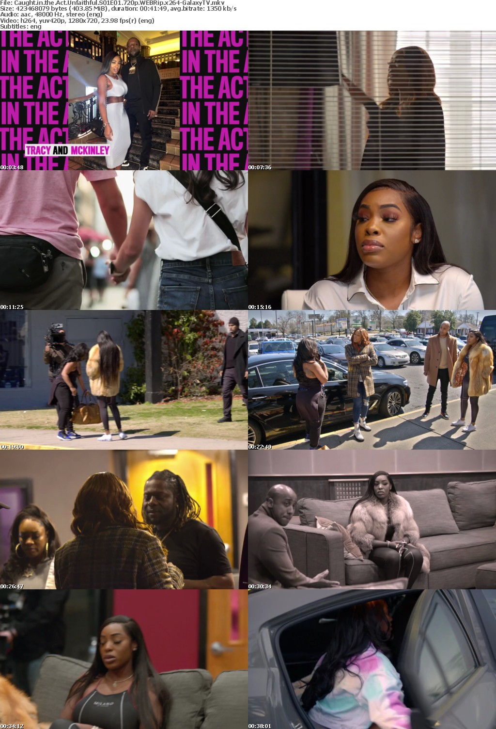 Caught in the Act Unfaithful S01 COMPLETE 720p WEBRip x264-GalaxyTV