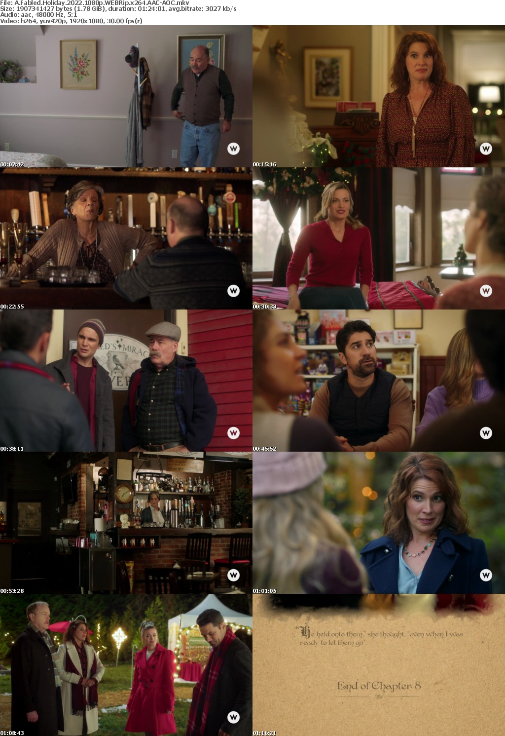 A Fabled Holiday 2022 1080p WEBRip x264 AAC-AOC
