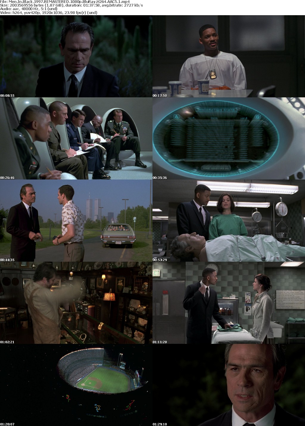 Men In Black 1997 REMASTERED 1080p BluRay H264 AAC5 1 88