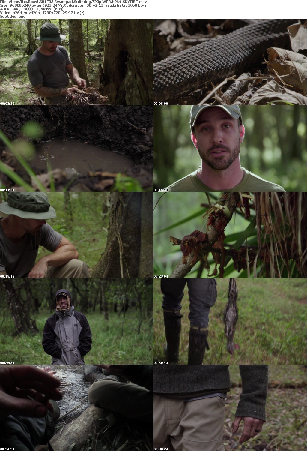 Alone The Beast S01E05 Swamp of Suffering 720p WEB h264-SKYFiRE