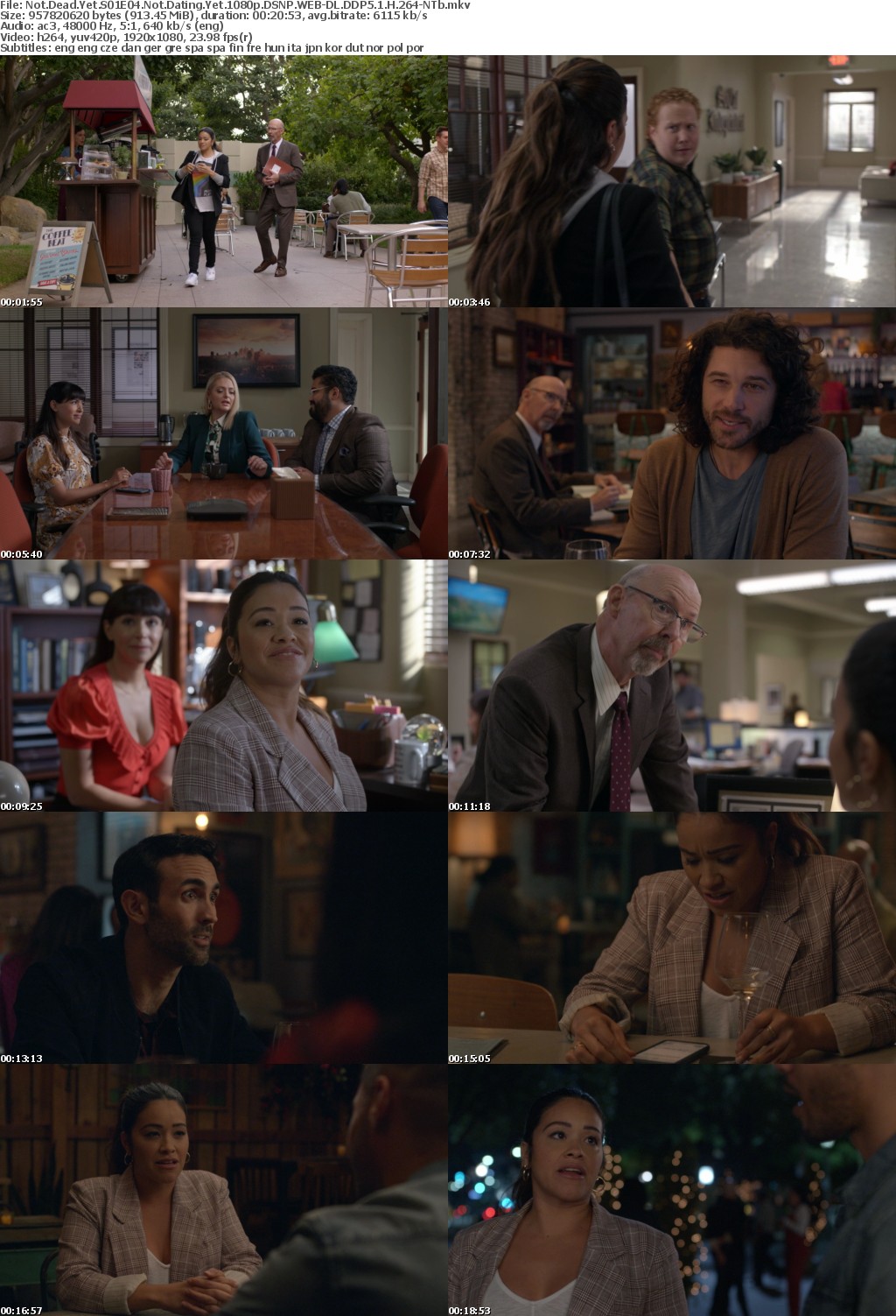 Not Dead Yet S01E04 Not Dating Yet 1080p DSNP WEBRip DDP5 1 x264-NTb