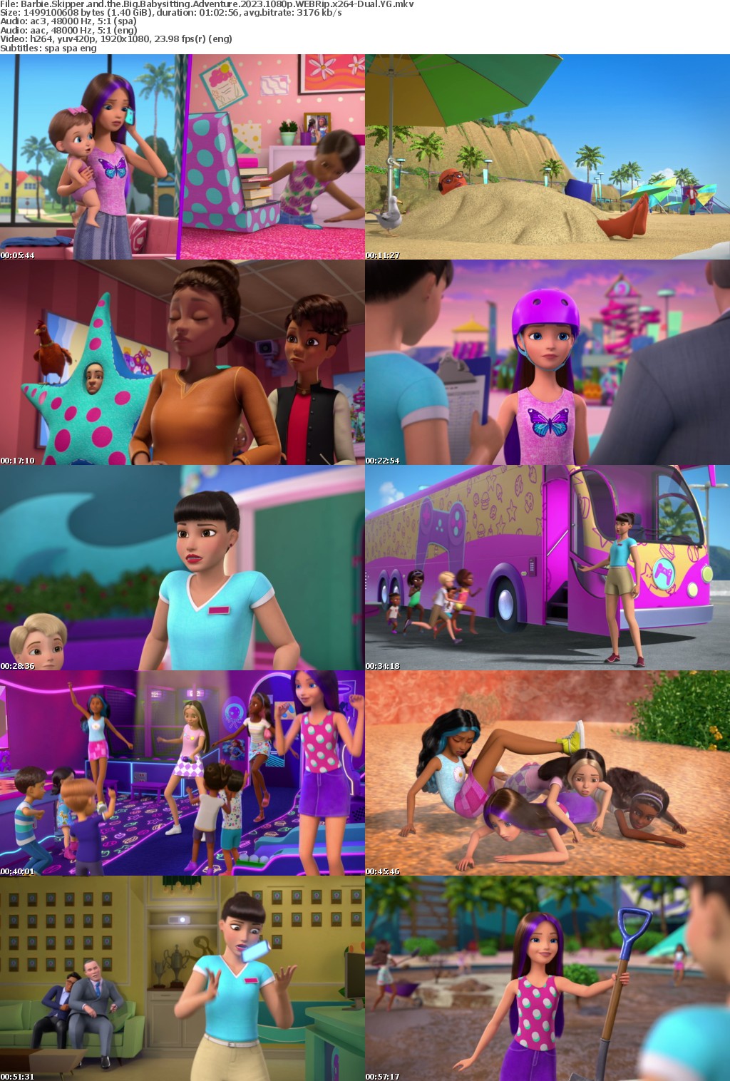Barbie Skipper and the Big Babysitting Adventure 2023 1080p WEBRip x264-Dual YG