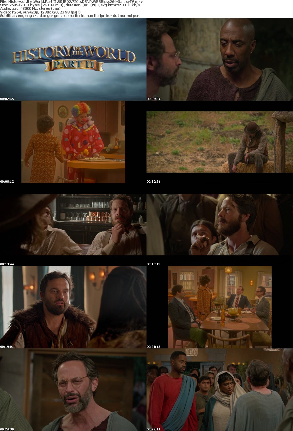 History of the World Part II S01 COMPLETE 720p DSNP WEBRip x264-GalaxyTV