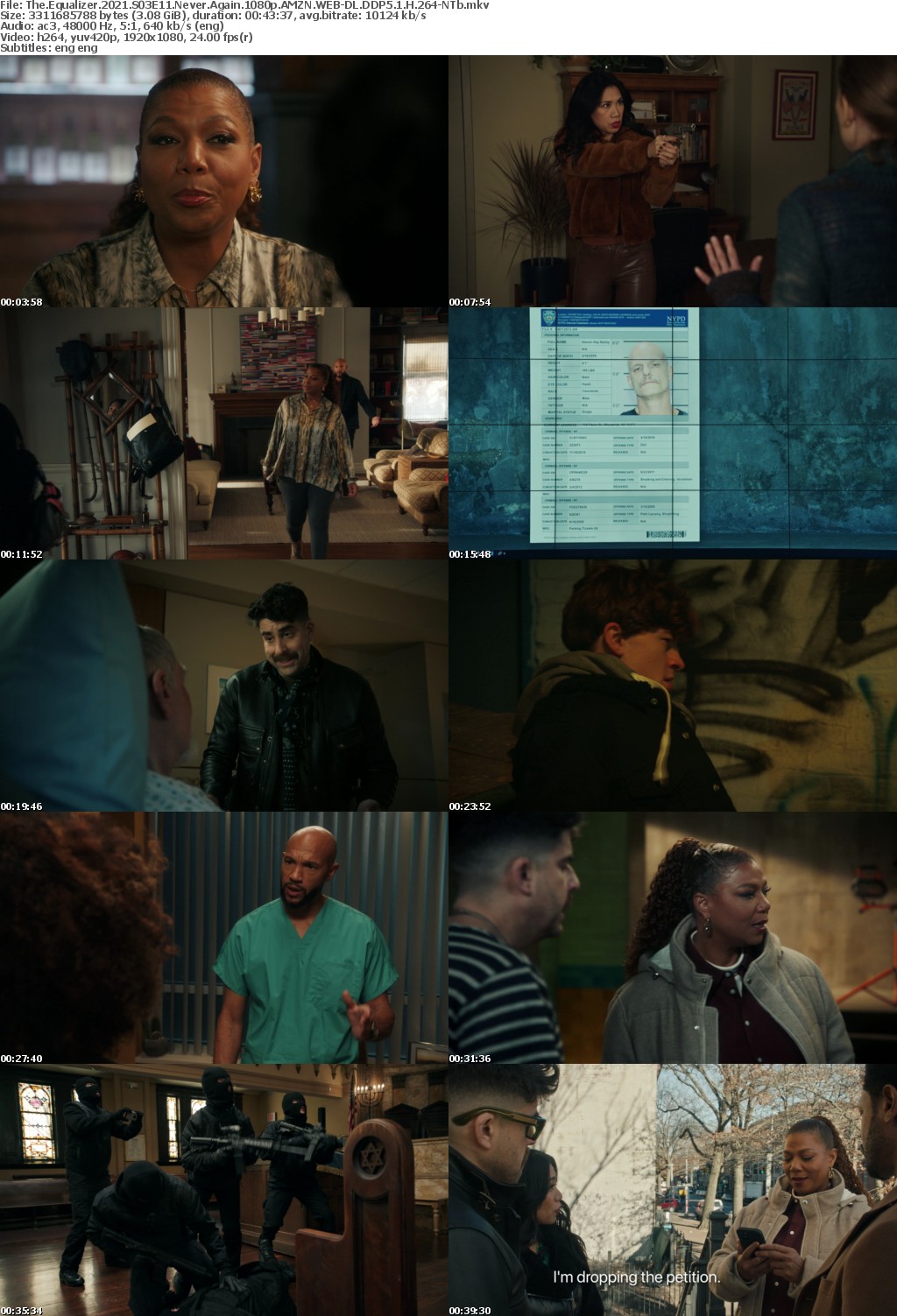 The Equalizer 2021 S03E11 Never Again 1080p AMZN WEBRip DDP5 1 x264-NTb