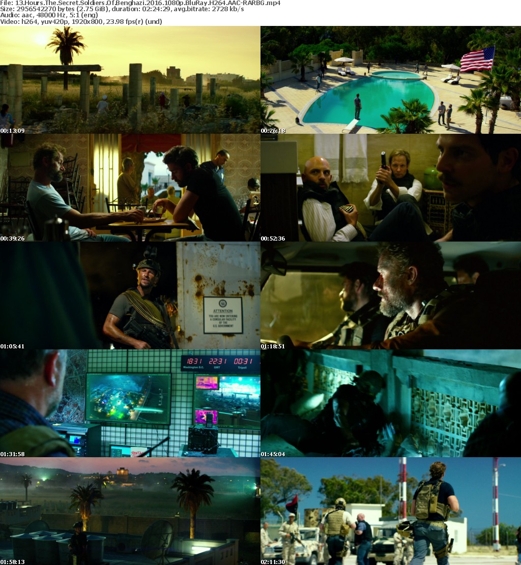 13 Hours The Secret Soldiers Of Benghazi 2016 1080p BluRay H264 AAC-RARBG