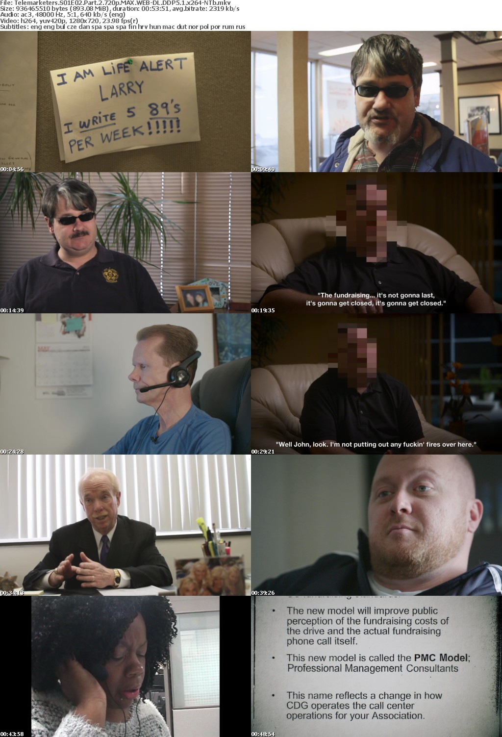 Telemarketers S01E02 Part 2 720p MAX WEB-DL DDP5 1 x264-NTb
