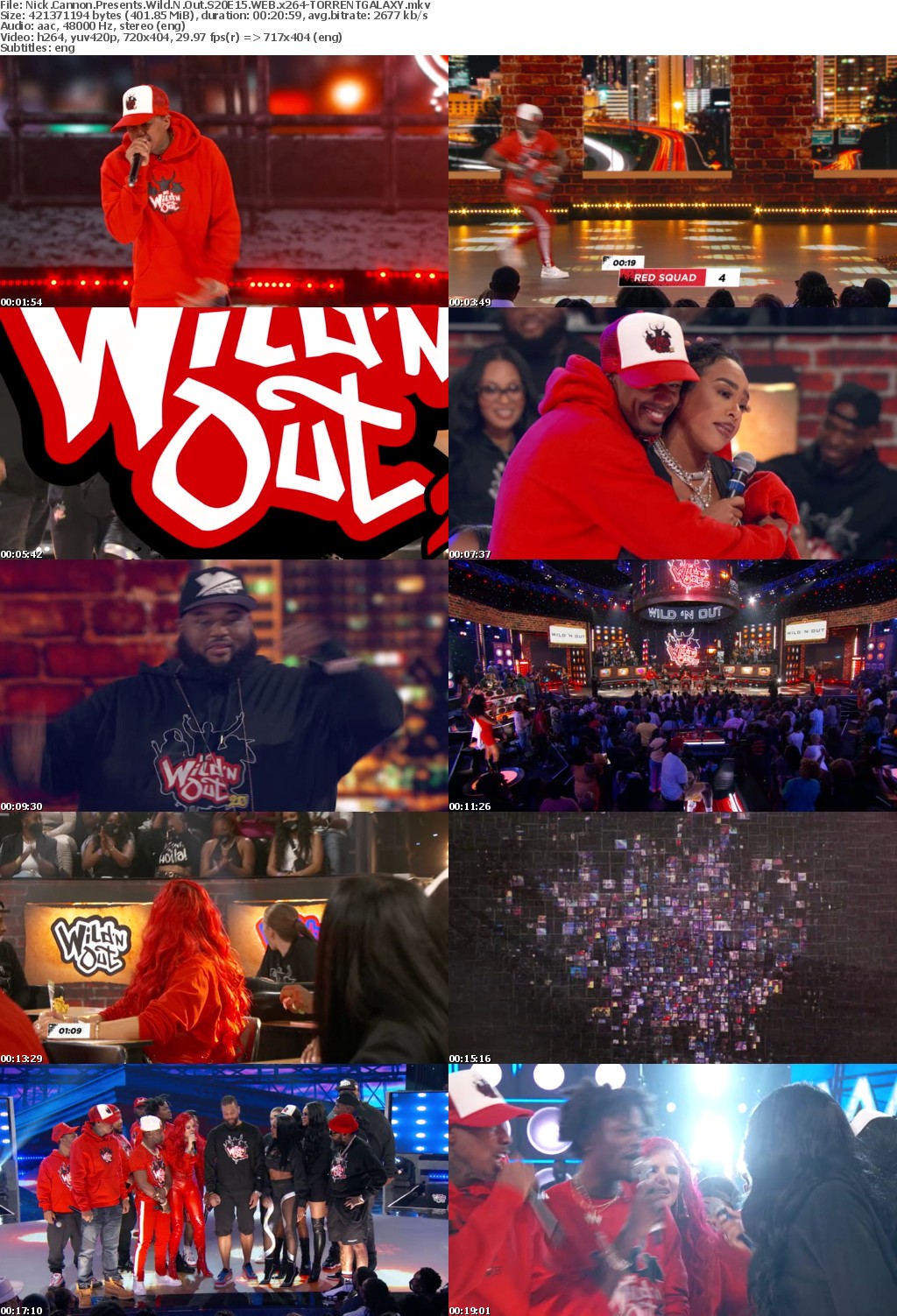 Nick Cannon Presents Wild N Out S20E15 WEB x264-GALAXY