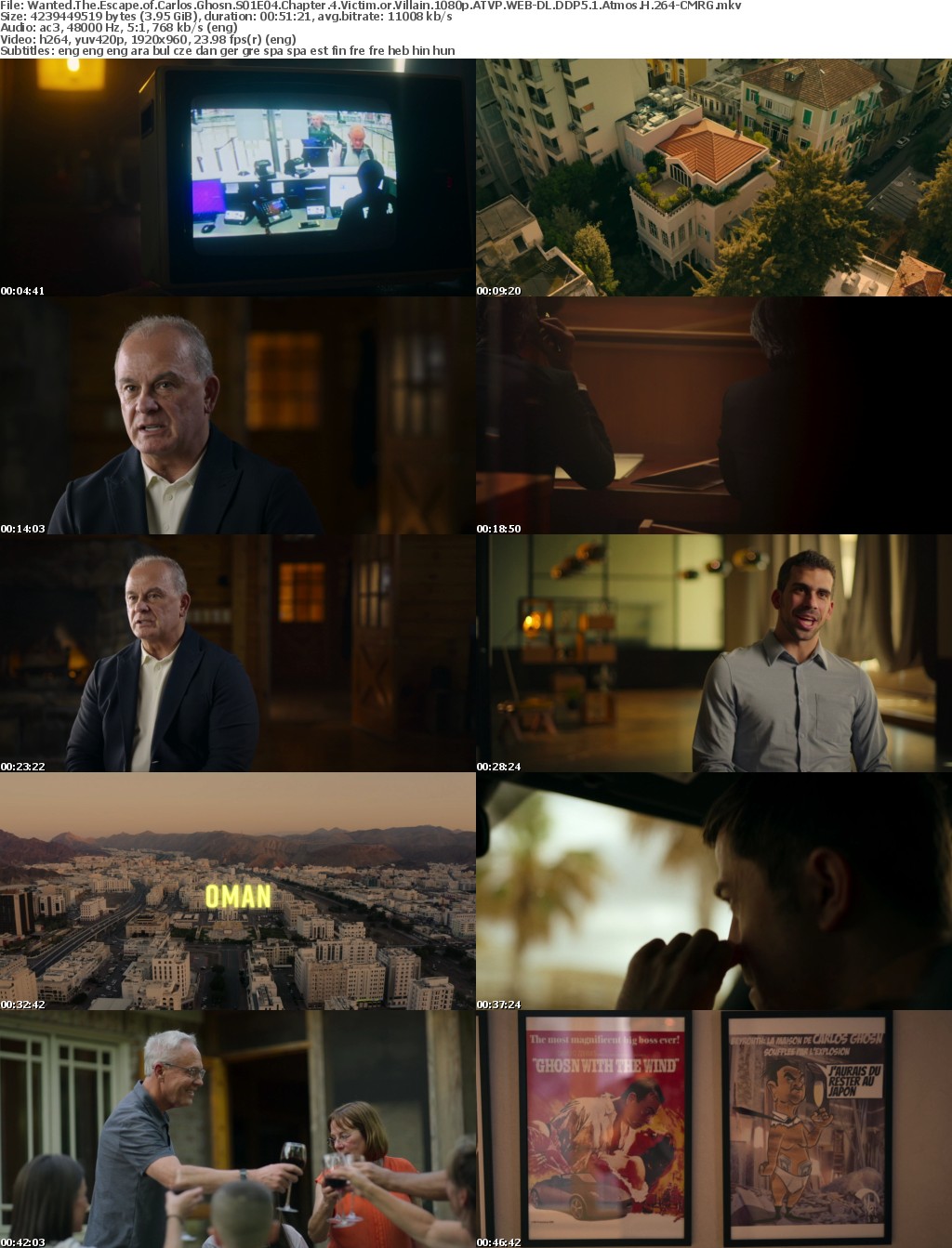 Wanted The Escape of Carlos Ghosn S01E04 Chapter 4 Victim or Villain 1080p ATVP WEB-DL DDP5 1 Atmos H 264-CMRG