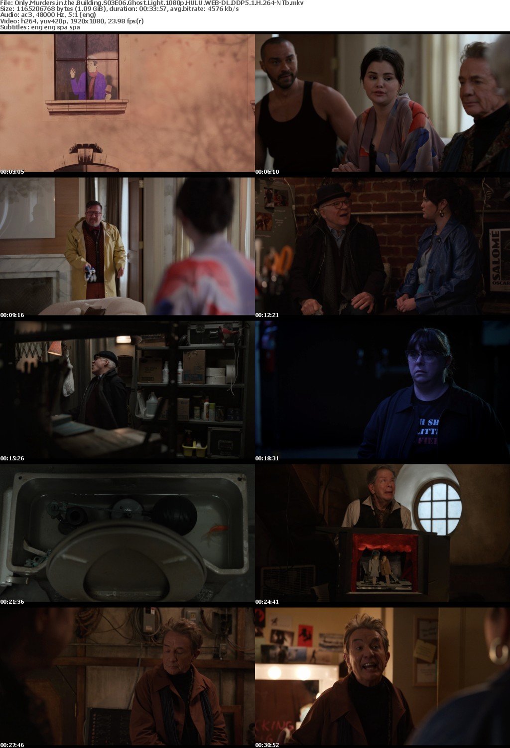 Only Murders in the Building S03E06 Ghost Light 1080p HULU WEB-DL DDP5 1 H 264-NTb