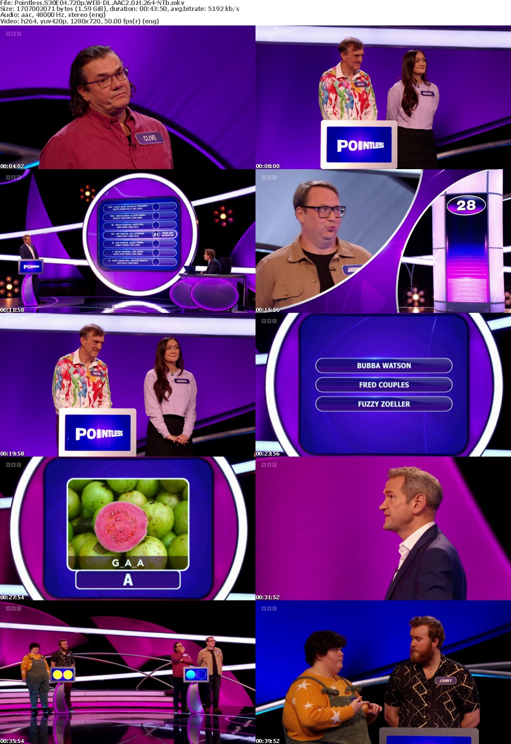 Pointless S30E04 720p WEB-DL AAC2 0 H 264-NTb