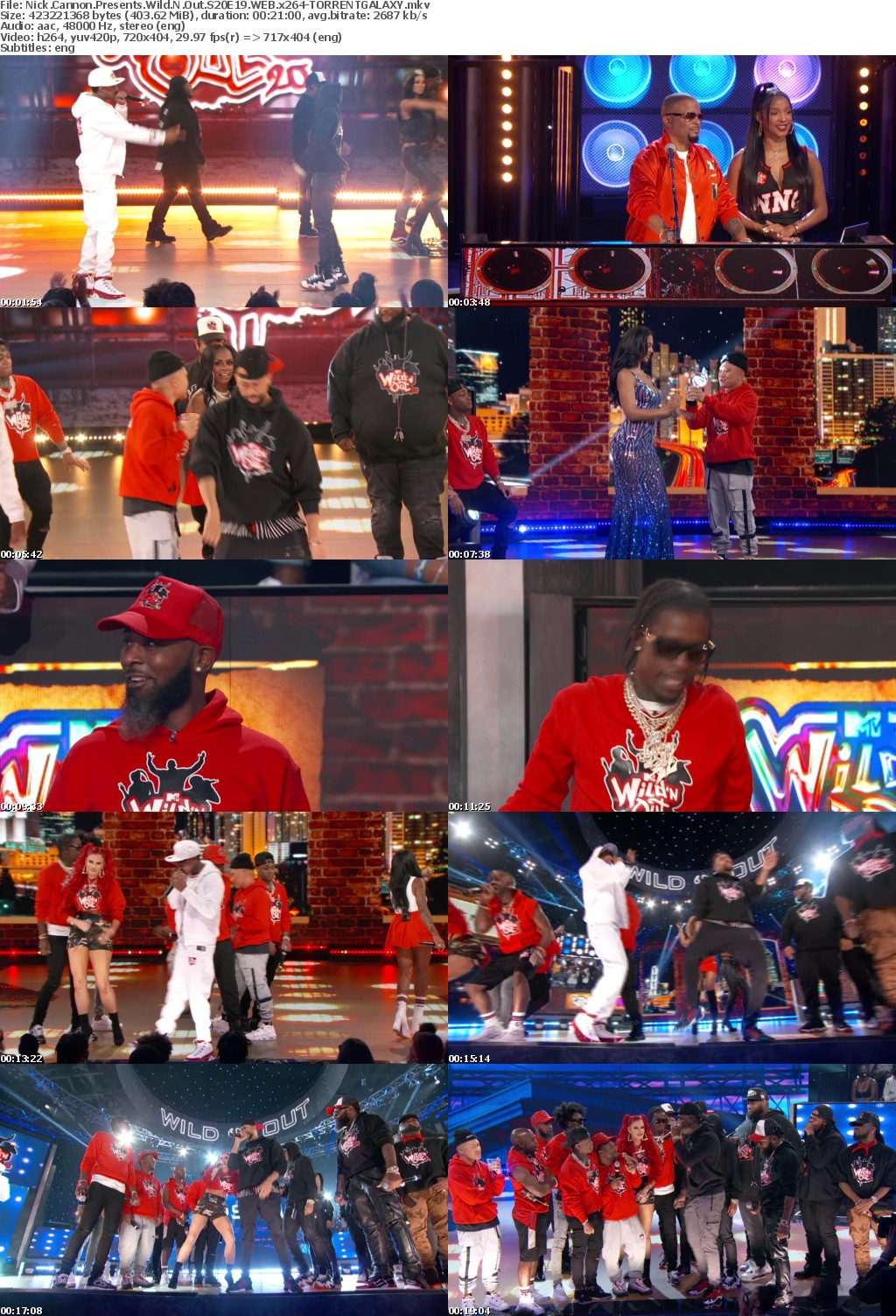 Nick Cannon Presents Wild N Out S20E19 WEB x264-GALAXY