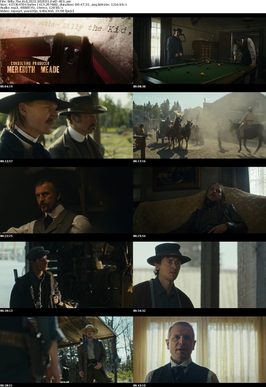 Billy The Kid 2022 S02E01 XviD-AFG