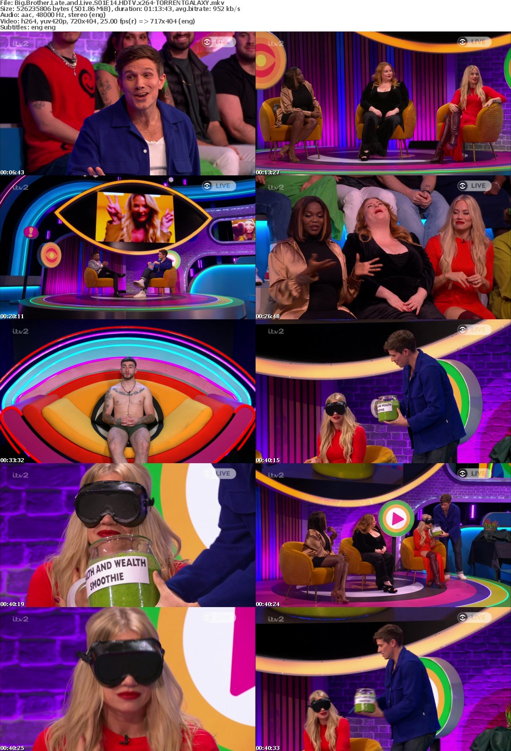 Big Brother Late and Live S01E14 HDTV x264-GALAXY